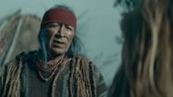 The elder Shaman warns that on this land, one bargains, one doesn’t banish (Image via Apple TV+)